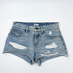 Billabong Drift Away Denim Shorts Size 26